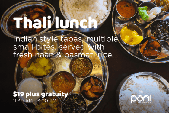 Thali Lunch at Pani